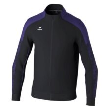 Erima Evo Star Training Jacket (Stand-up Collar, Durable) black/purple Men