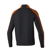 Erima Training Jacket Evo Star (Stand-up collar, durable) black/orange Men