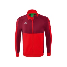 Erima Training Jacket Six Wings Worker (100% Polyester, Stand-up collar, durable) red/bordeaux Men