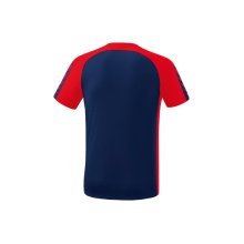 Erima Sport T-shirt Six Wings (100% Polyester, quick-drying, comfortable feel) navy blue/red Men
