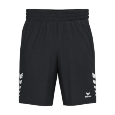 Erima Celebrate 125 Short Sports Trousers (100% Polyester, elastic waistband with drawstring) short black men's