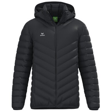 Erima padded jacket CMPT puffer with hood (100% polyester) black men's