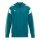 Erima Celebrate 125 Training Jacket with Hood (breathable, 100% Polyester) tahitian blue/mint Men's