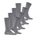 Esprit Daily Socks Crew Solid (Cotton) Light Grey Men - 4 Pairs