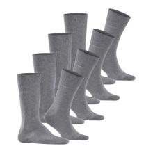 Esprit Daily Socks Crew Solid (Cotton) Light Grey Men - 4 Pairs