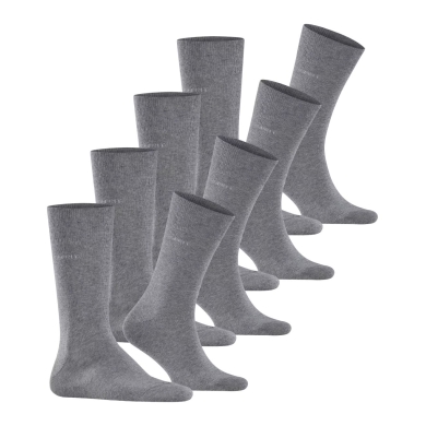 Esprit Daily Socks Crew Solid (Cotton) Light Grey Men - 4 Pairs