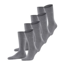Esprit Daily Socks Crew Solid (Cotton) Light Grey Men - 4 Pairs