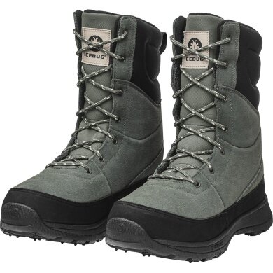 Icebug Winter Boots Torne 2 NT (Nordic Traction) GTX Suede (waterproof, wider fit) black/grey men's