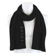 Falke scarf (100% virgin wool) black 170cm x 30cm - 1 piec