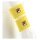 Fila Sweatband East Wrist (80% Cotton) yellow - 2 pieces