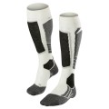 Falke SK2 Intermediate Wool Ski Socks (medium cushioning) white/grey/black Ladies - 1 pair