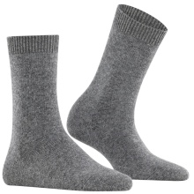 Falke Daily Sock Cosy Wool (soft cashmere, temperature-regulating merino wool) 2025 grey ladies - 1 pair