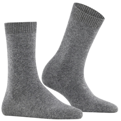 Falke Daily Sock Cosy Wool (soft cashmere, temperature-regulating merino wool) 2025 grey ladies - 1 pair