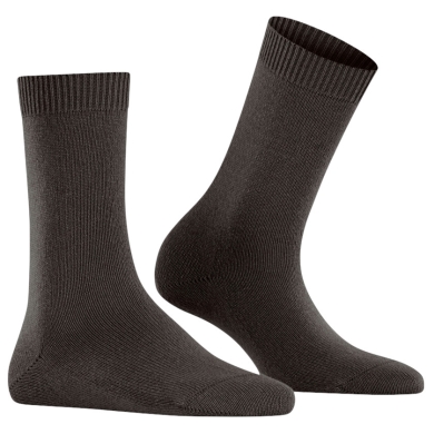 Falke Daily Sock Cosy Wool (soft cashmere, temperature-regulating merino wool) 2025 dark brown ladies - 1 pair