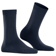 Falke Daily Sock Cosy Wool (soft cashmere, temperature-regulating merino wool) 2025 dark blue ladies - 1 pair