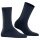 Falke Daily Sock Cosy Wool (soft cashmere, temperature-regulating merino wool) 2025 dark blue ladies - 1 pair