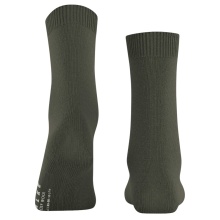 Falke Daily Sock Cosy Wool (soft cashmere, temperature-regulating merino wool) 2025 dark green ladies - 1 pair