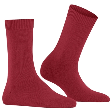 Falke Daily Sock Cosy Wool (soft cashmere, temperature-regulating merino wool) 2025 scarlet red ladies - 1 pair