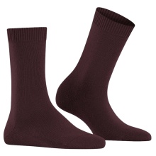 Falke Daily Sock Cosy Wool (soft cashmere, temperature-regulating merino wool) 2025 bordeaux ladies - 1 pair