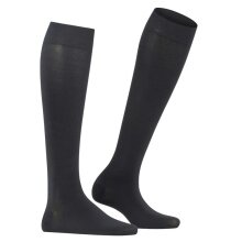 Falke Knee Socks Fine Softness 50 DEN (soft and lightweight wearing comfort) black ladies - 1 pair
