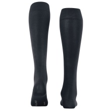 Falke Knee Socks Fine Softness 50 DEN (soft and lightweight wearing comfort) navy blue ladies - 1 pair