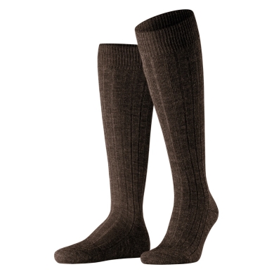 Falke Knee Socks Carpet in Shoe (climate-regulating Merino wool) brown Men - 1 Pair