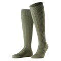 Falke Knee-High Socks Carpet in Shoe (climate-regulating Merino wool) green Men - 1 Pair