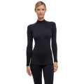 Falke Functional Underwear Long Sleeve Shirt Warm with Collar 2024 (maximum freedom of movement) black Ladies