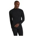 Falke Functional underwear long-sleeve shirt Wool-Tech half-zip (excellent moisture management) black Men's