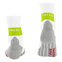 Falke Running Sock RU Compression Stabilizing (moisture-wicking, optimal fit) white/grey men's - 1 pair