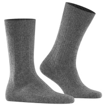 Falke Day Sock Lhasa Rib (warming cashmere) light grey men's - 1 pair