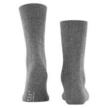 Falke Day Sock Lhasa Rib (warming cashmere) light grey men's - 1 pair