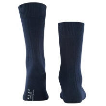 Falke Daily Sock Lhasa Rib (warming cashmere) navy blue men's - 1 pair
