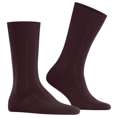 Falke Daily Sock Lhasa Rib (warming cashmere) bordeaux men - 1 pair