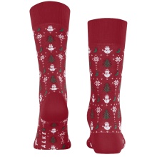Falke Daily Sock Merry Party (Cotton, Christmas) red Men's - 1 Pair