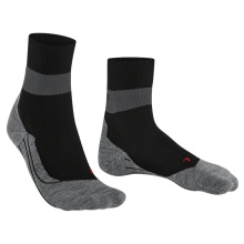 Falke Running Sock RU Compression Stabilizing (moisture-wicking, optimal fit) black/grey ladies - 1 pair