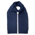Falke scarf (100% virgin wool) dark blue 170cm x 35cm - 1 piece