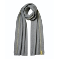 Falke Scarf - Merino Wool Blend with Cashmere - Grey Men/Women - 1 Piece