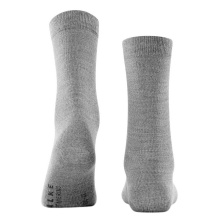 Falke Daily Sock Soft Merino (lightweight, merino wool) grey ladies - 1 pair