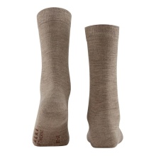Falke Daily Sock Soft Merino (lightweight, merino wool) brown ladies - 1 pair