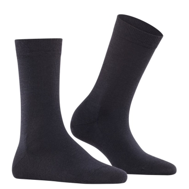 Falke Daily Sock Soft Merino (lightweight, merino wool) dark navy blue ladies - 1 pair