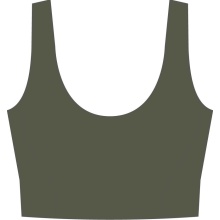 Falke Functional Underwear Sport Bra (adjustable straps, polyamide blend) green women