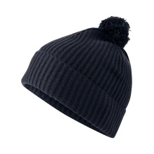 Falke Knitted Beanie (Pom Pom) Pure - Cashmere, Pom Pom - navy blue - 1 piece