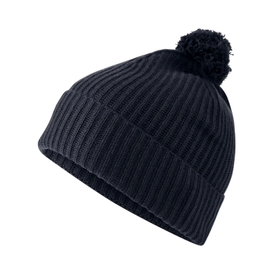 Falke Knitted Beanie (Pom Pom) Pure - Cashmere, Pom Pom - navy blue - 1 piece