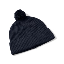 Falke Knitted Beanie (Pom Pom) Pure - Cashmere, Pom Pom - navy blue - 1 piece