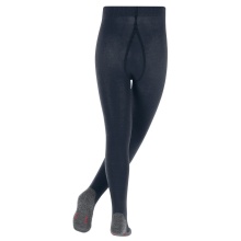 Falke Active Warm Tights (lightweight, warming merino wool) dark blue children