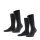Falke Day Sock Crew Swing anthracite Men - 2 pairs