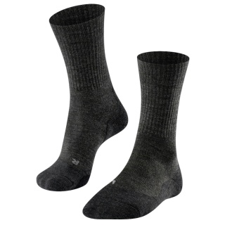Falke Trekkingsocke TK2 Wool (lightly padded, for long hikes) smog grey Men - 1 Pair