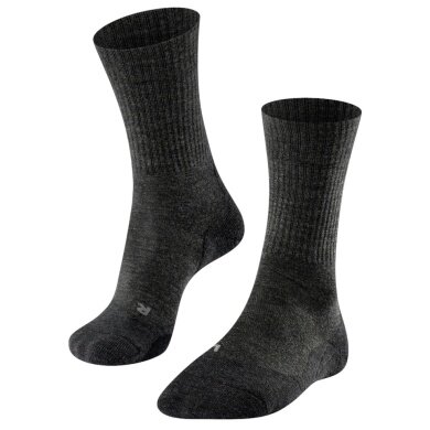 Falke Trekkingsocke TK2 Wool (lightly padded, for long hikes) smog grey Men - 1 Pair
