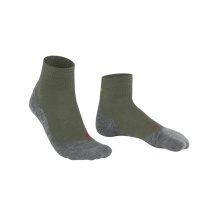 Falke Trekking Sock TK5 Short (light padding for easy hikes) green/grey men's - 1 pair